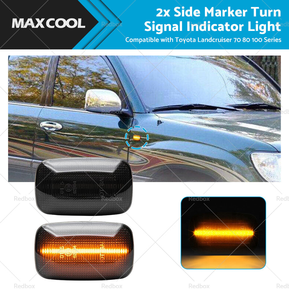 LED Side Marker Turn Signal Light for Toyota Landcruiser 2008-2021