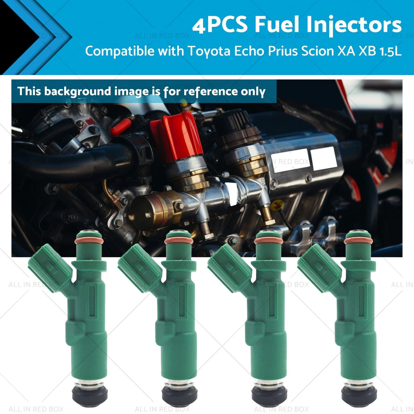 Fuel Injectors 1.5L for Scion XA XB Toyota Echo Prius 2000-2009