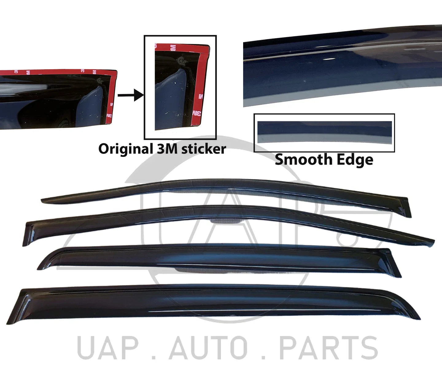 Weather Shield Window Visor for Isuzu D-Max (2012–2020)