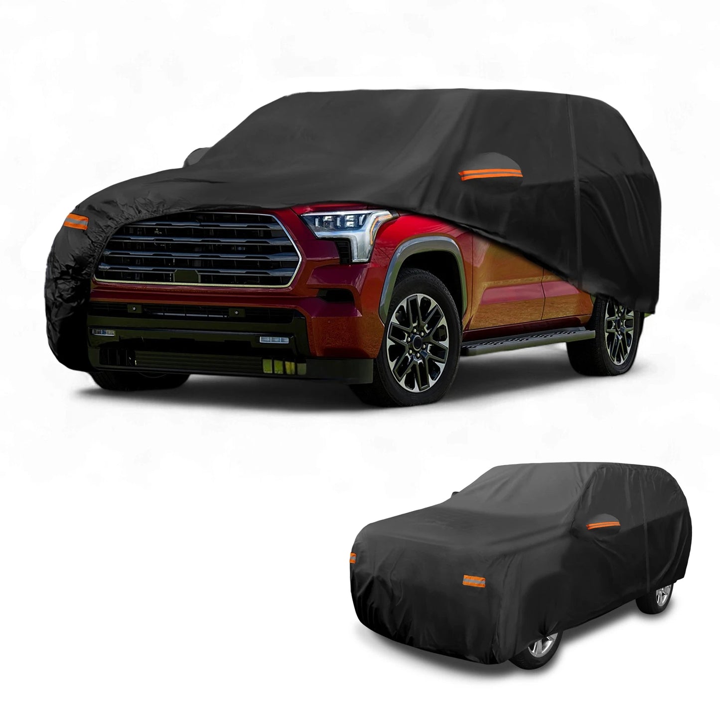 Waterproof Car Cover for Toyota Sequoia (190T-PU, Black)