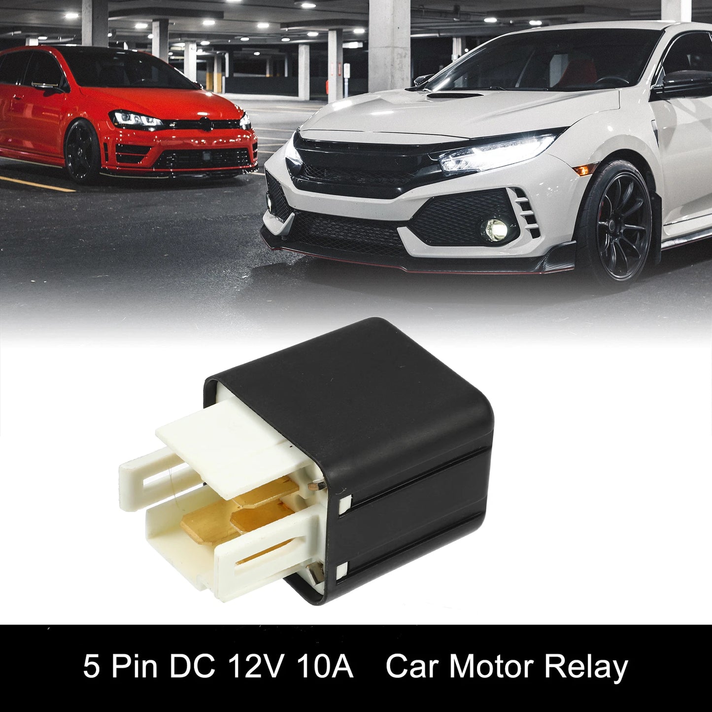 Car Motor Relay for Toyota 4Runner (056700-6780) Black Plastic Metal