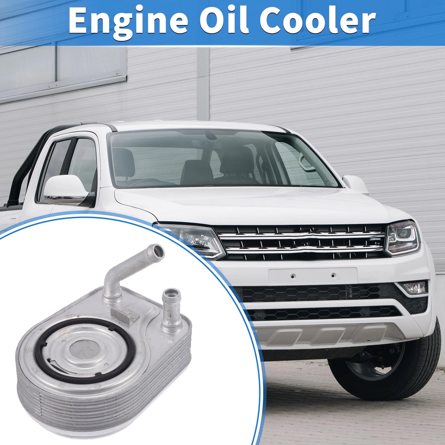 Engine Oil Cooler with Seals for Hyundai Tucson Kona (2016–2023) No. 264102B740