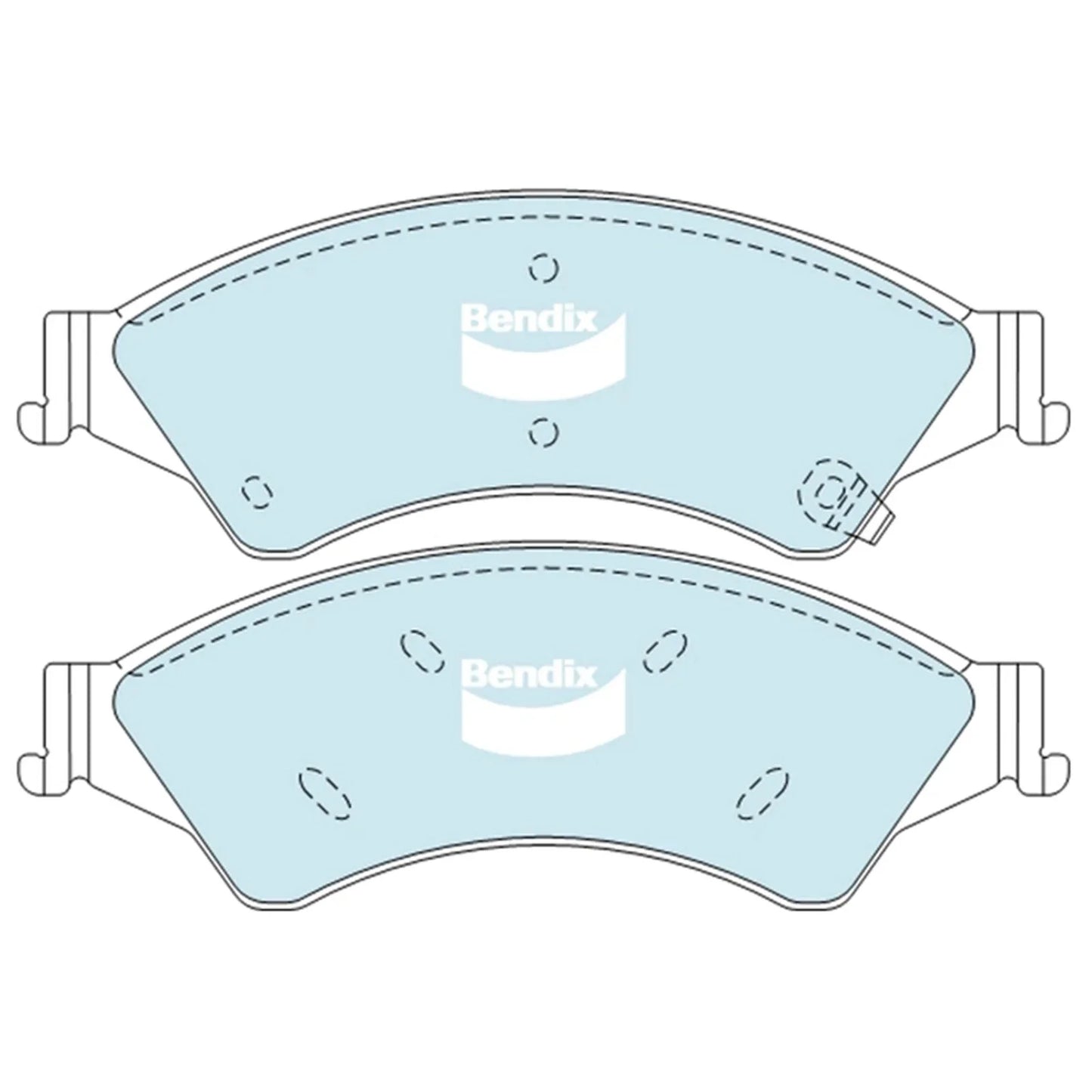 HD Front Disc Brake Pad Set for Ford Ranger (2011-2019)