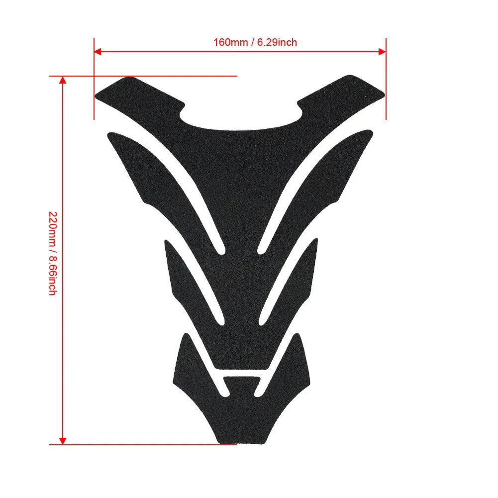 Universal Motorcycle Anti-Slip Tank Pad Stickers for BMW & Suzuki