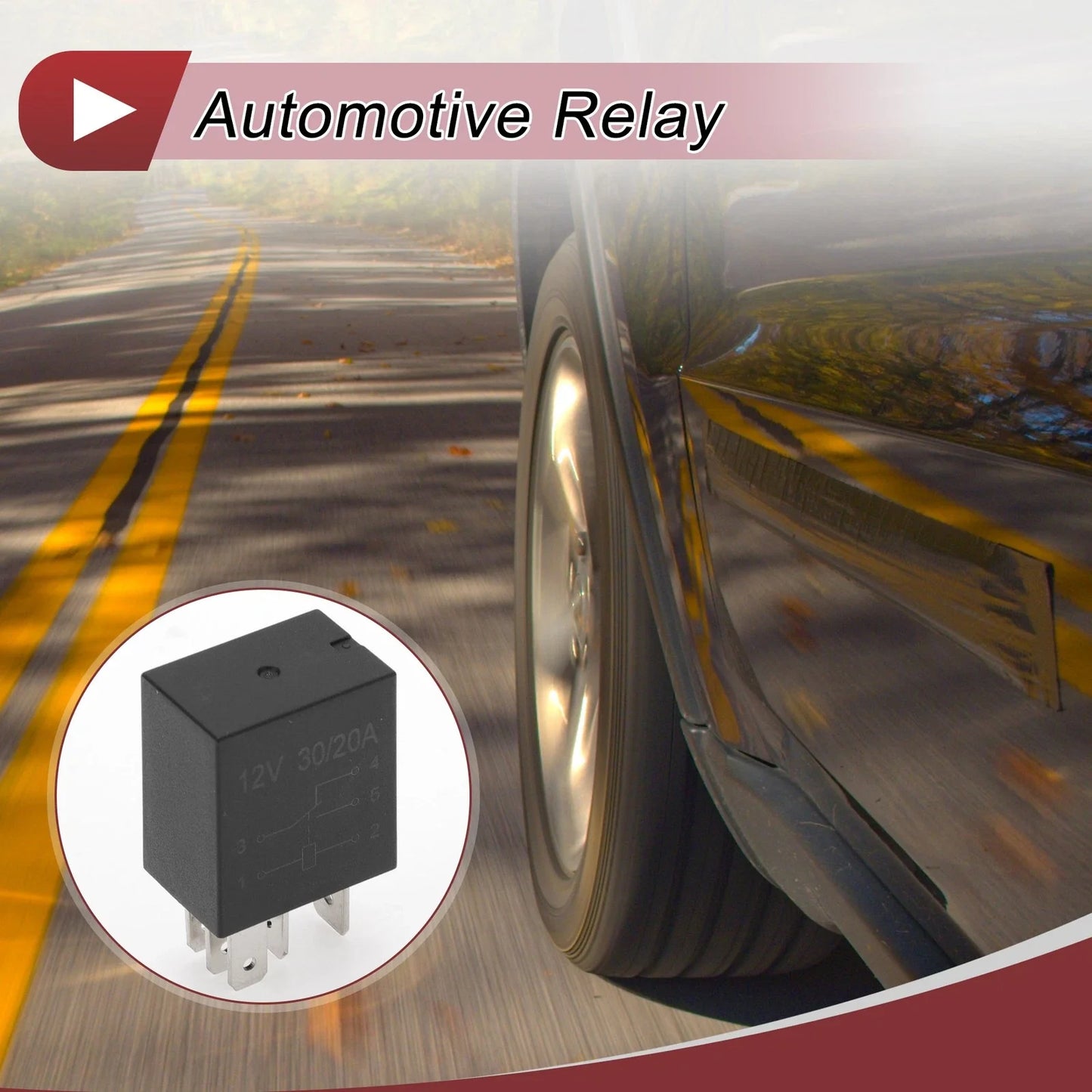 4 Pins Multi-Purpose Relay for Mercedes-Benz, Audi, VW, Volvo 12V 80A
