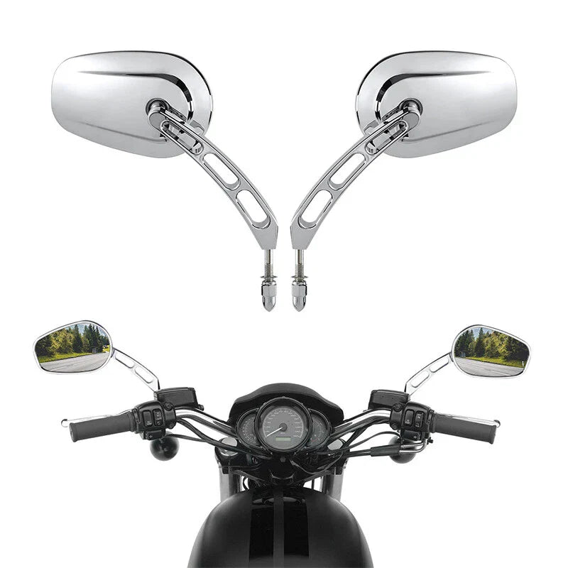 Rearview Mirrors for Harley Touring Softail Deluxe Sportster 883 1200 Dyna (2004-2023)