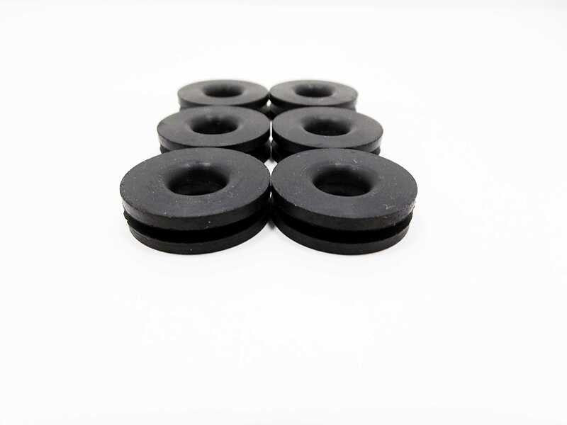 Set of 6 Rubber Grommets for Kawasaki KZ650 (1977–1983)