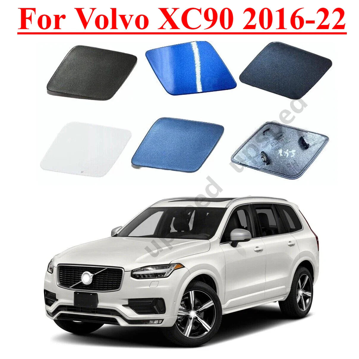 Front Bumper Headlight Washer Cover Cap for Volvo XC90 (2016–2022)