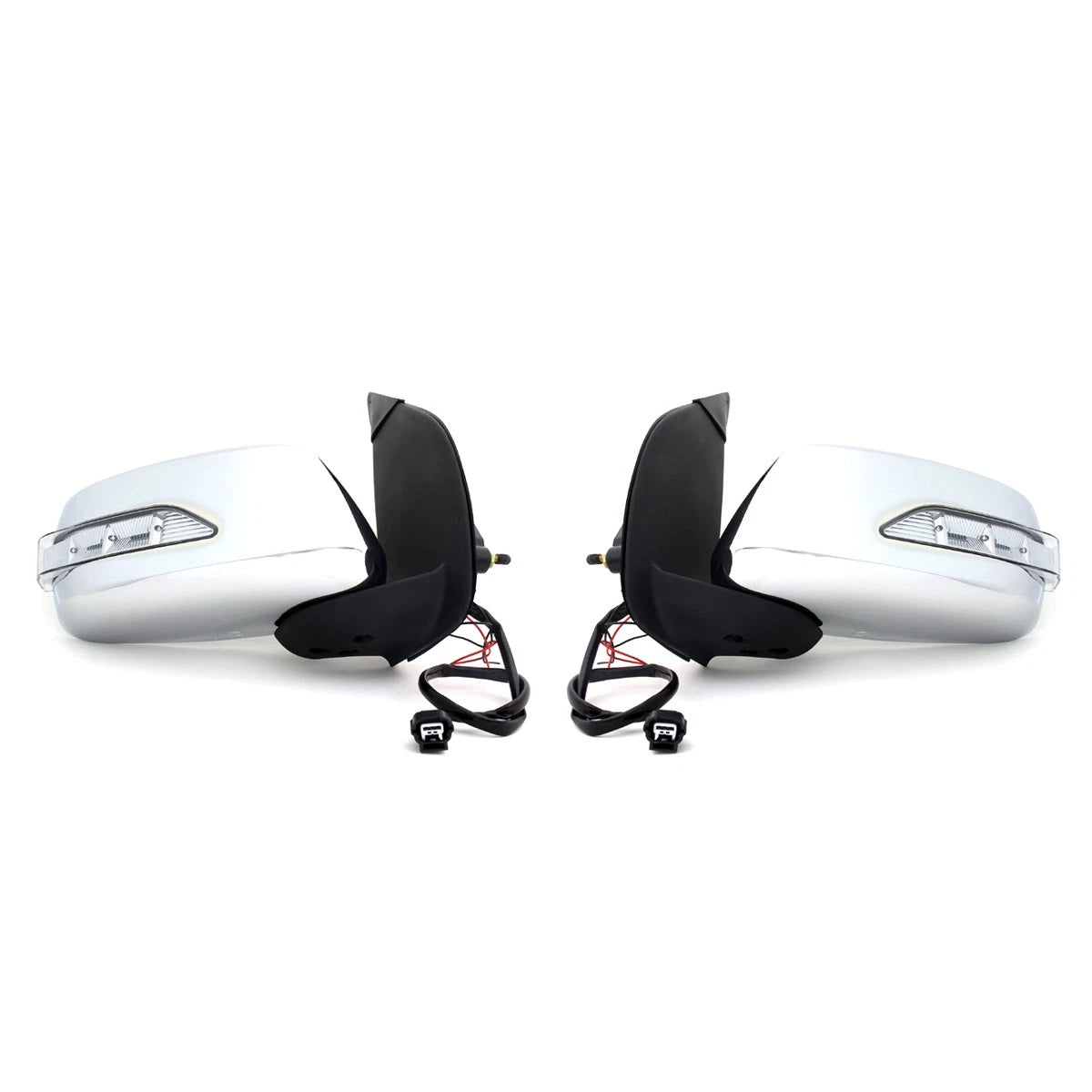 Chrome Electric Door Mirror with LED for Nissan D40 Navara (2005–2015)