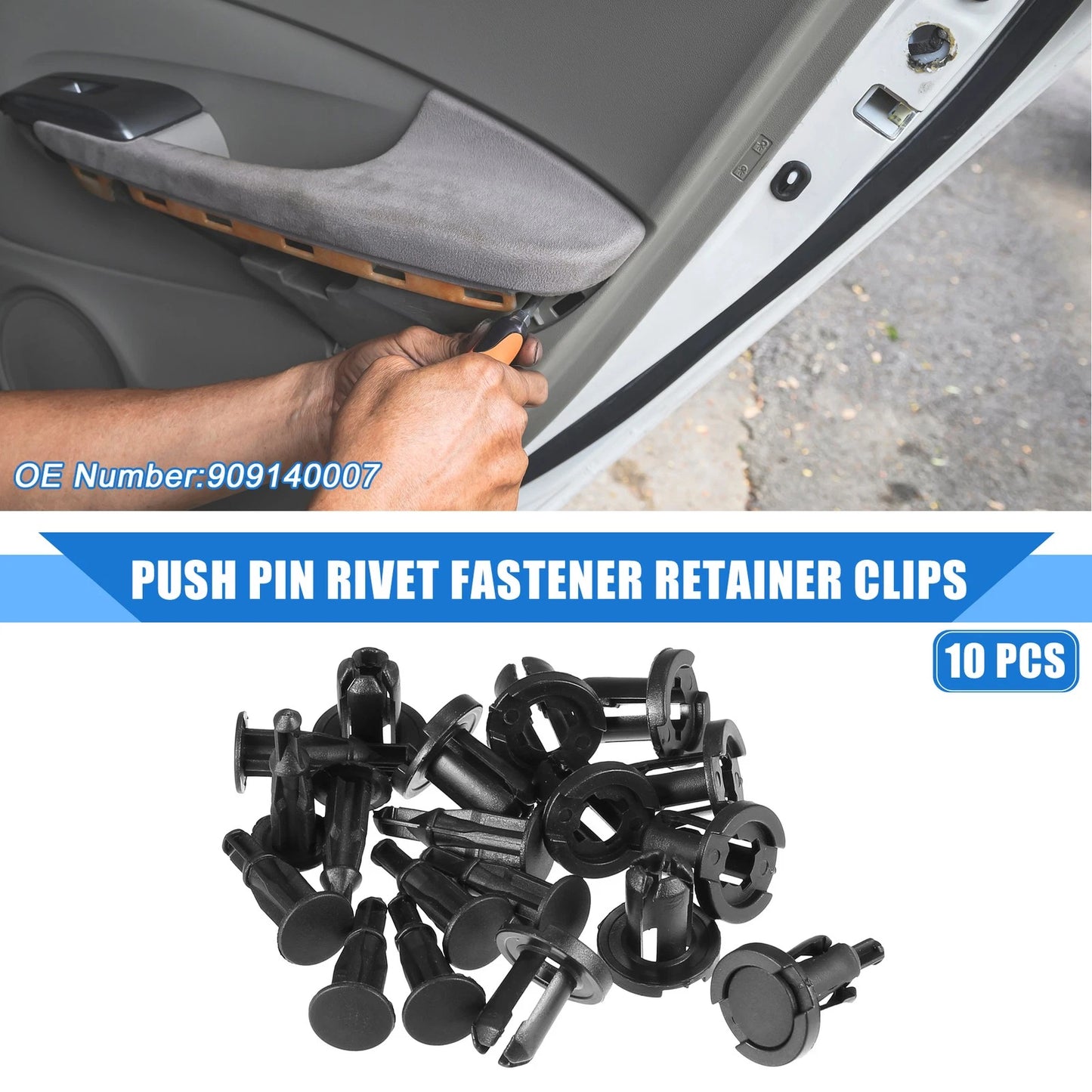 10X Push Pin Rivet Fastener Clips for Subaru Ascent (2019–2021)
