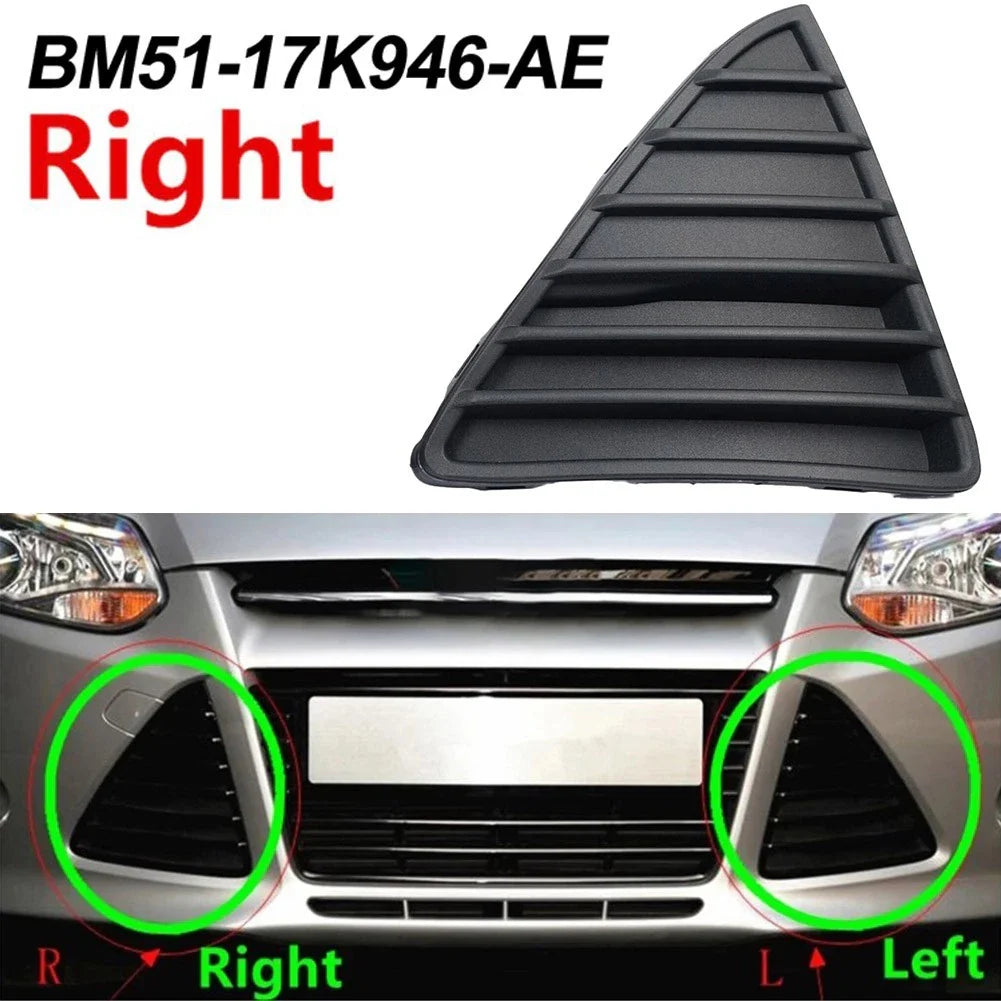 ABS Plastic Front Lower Bumper Triangle Grill Cover for Ford Focus (1998–2018)
