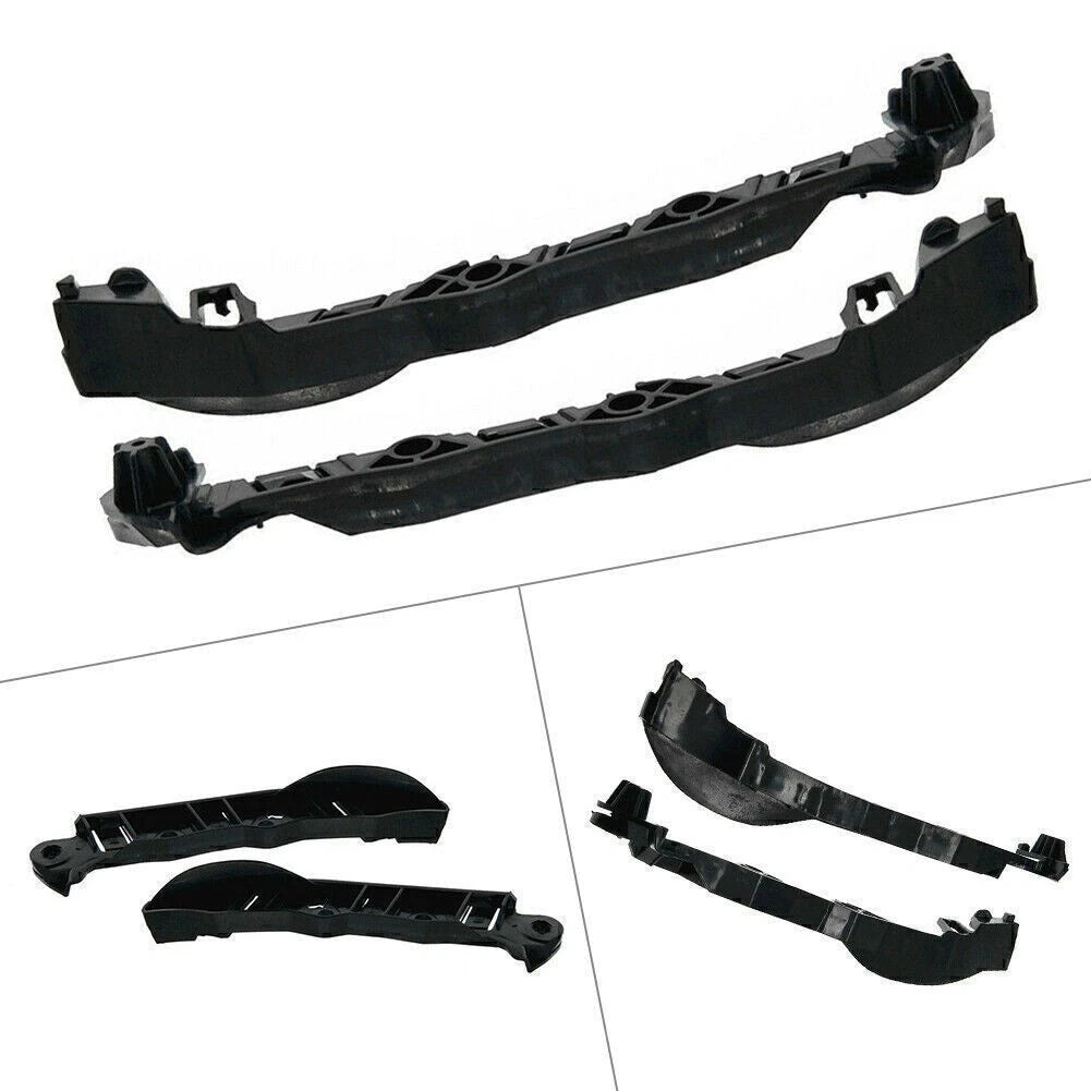 Front Bumper Lip Corner Splitters for BMW E90 E91 LCI M-Tech (2009–2013) Gloss Black