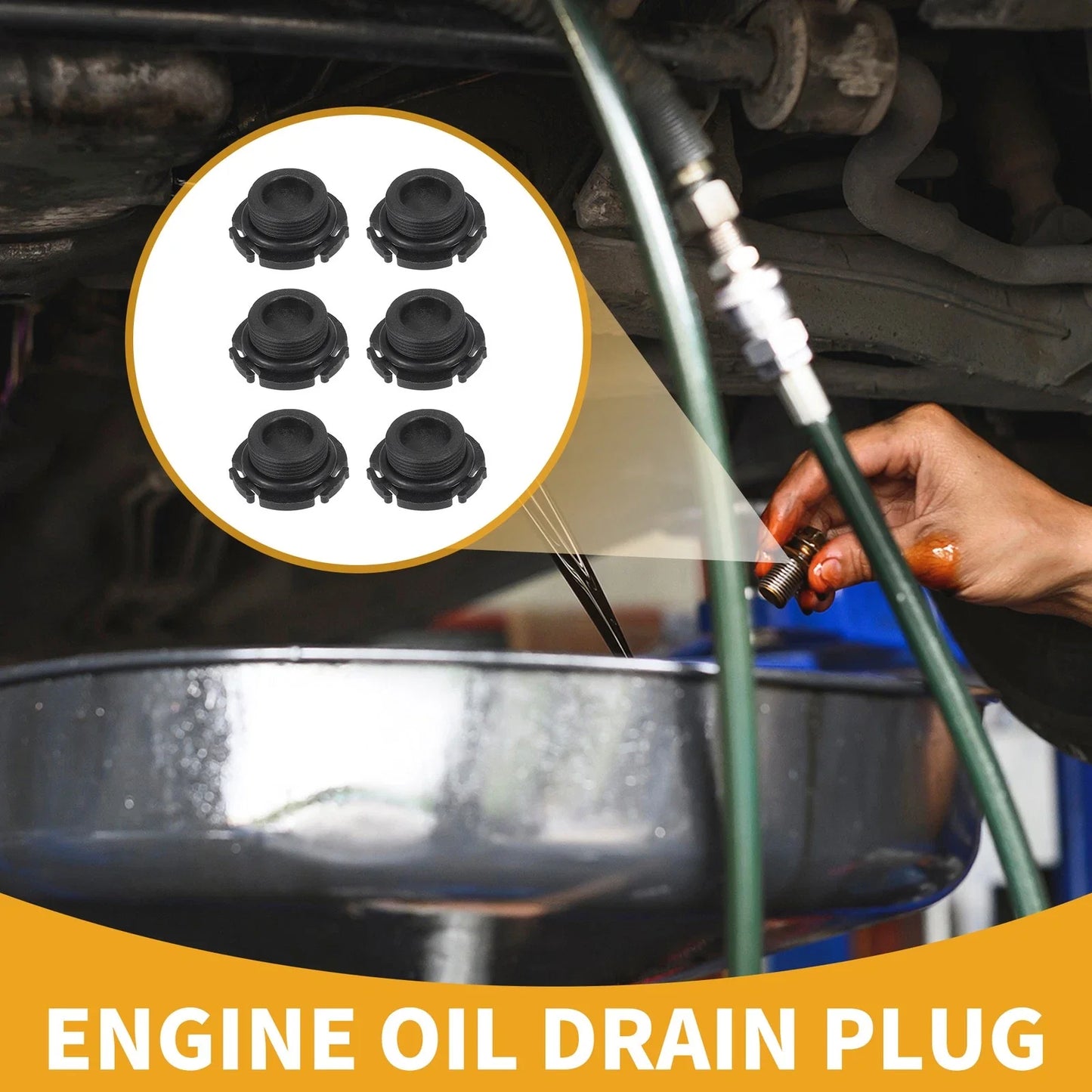 6 x Oil Drain Plug Pan Thread Repair for BMW 228i (2014-2018)