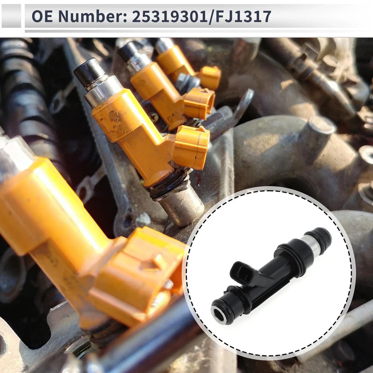 Fuel Injector for Chevy Pickup 1.6L 2001-2003 (1 x Black)