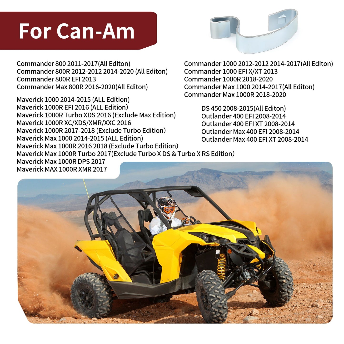 Air Box Cover Clip for Can-Am Commander 800 (2011–2017) / 800R (2012–2020)
