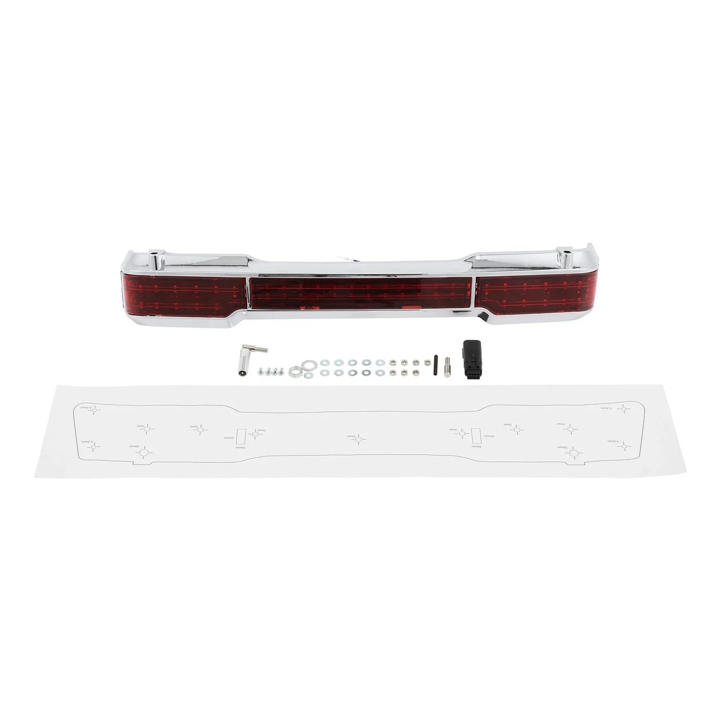 LED Red Tail Light for Harley Touring Electra Street Glide (1997-2008)