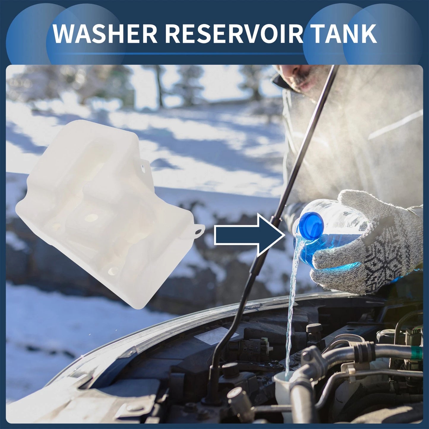 Windshield Washer Reservoir No.DMB500040 for Land Rover Range Rover Sport (2006–2009)