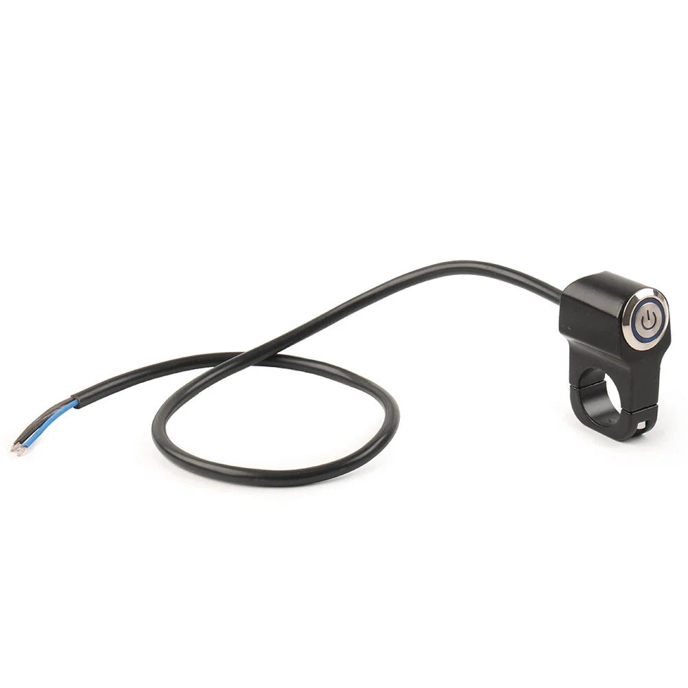 LED On Off Switch Button for Motorcycle Handlebar Headlight Fog Spot Light