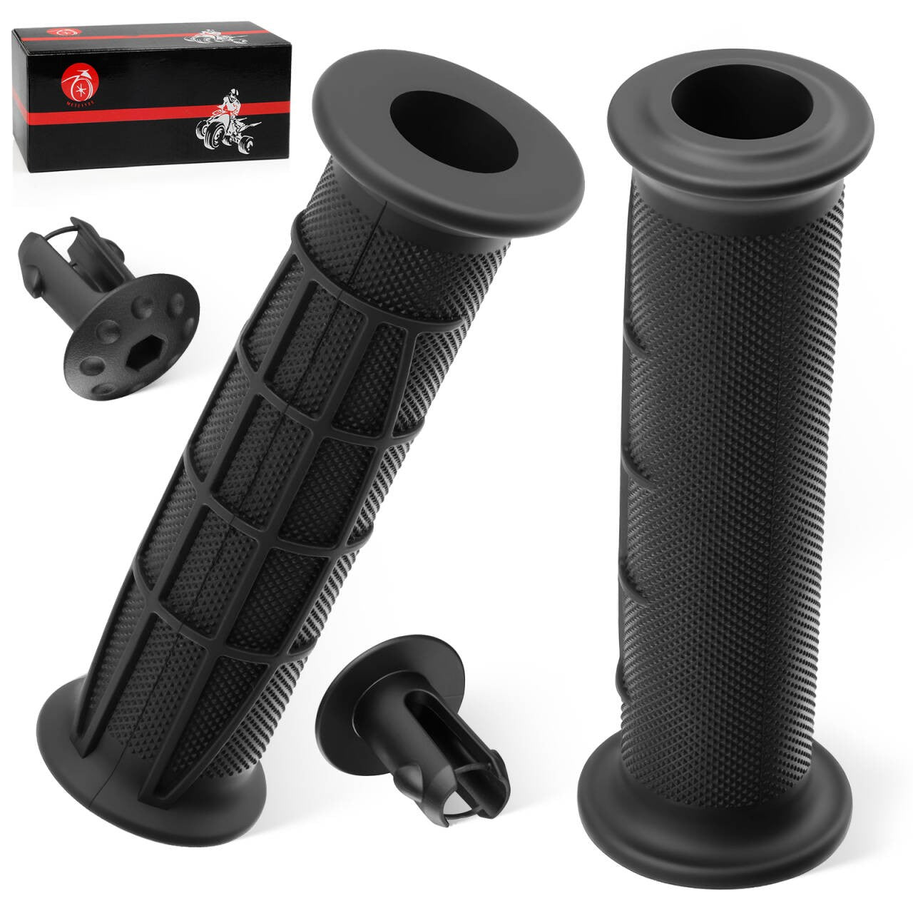 Set of 2 Handlebar Grips for Honda Rubicon 500 520 (2001–2023)