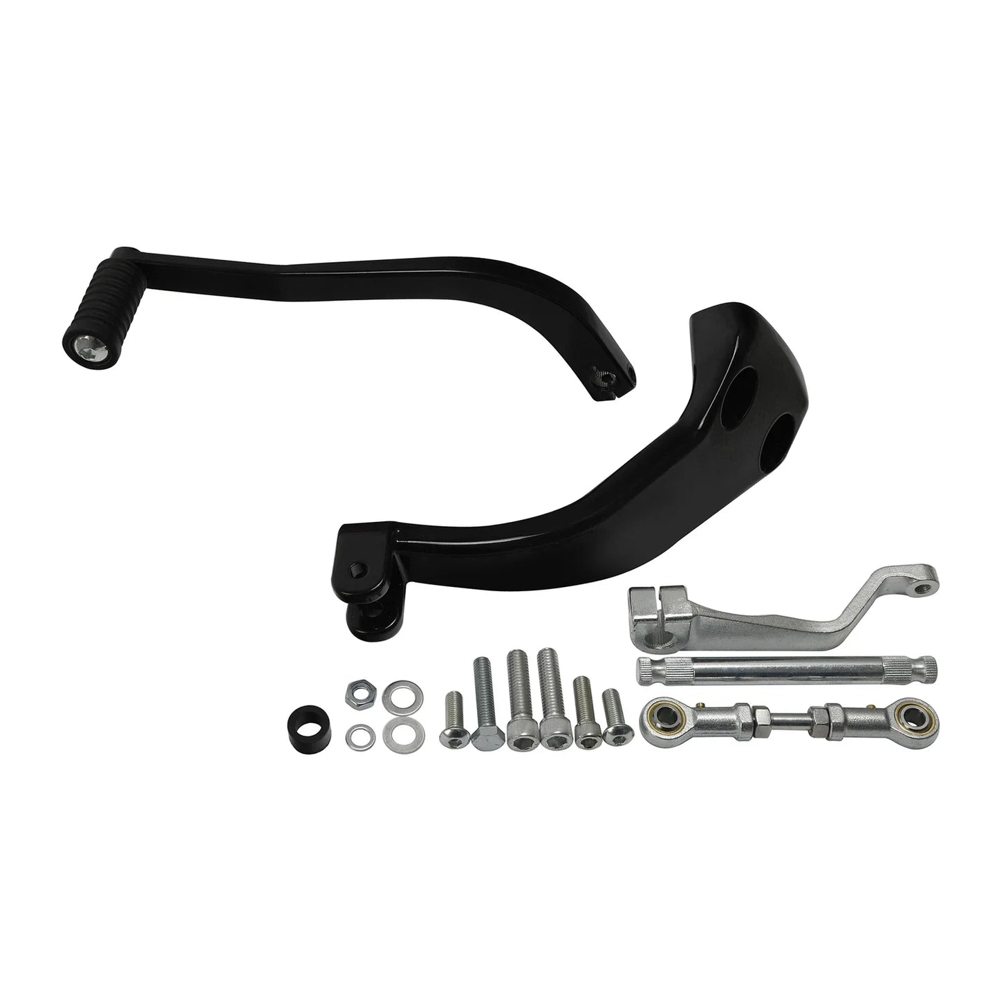 Black Mid Controls Shift Side Kit for Harley Fat Bob Sport Glide (2018-2025)