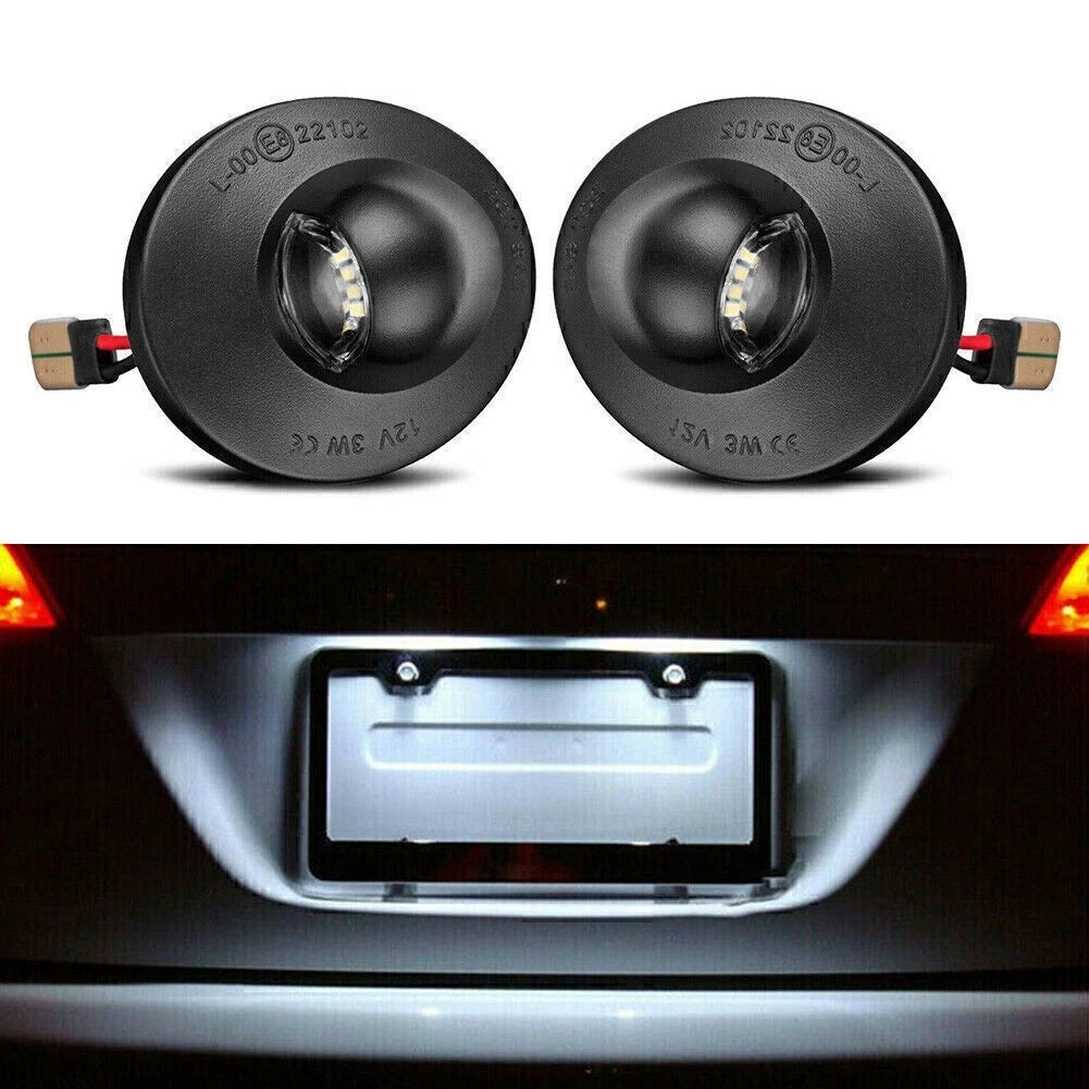 2X LED License Plate Light Assembly for Ford F-150 F-250 F-350 (2004–2023)