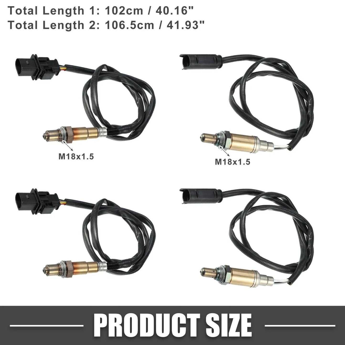 4 x O2 Oxygen Sensor Upstream/Downstream for BMW 325i (2003 - 2005) 2.5L