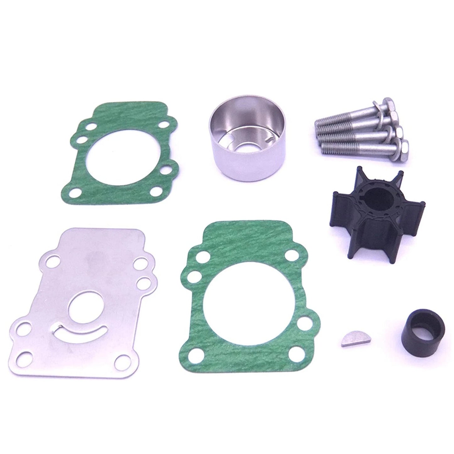 Water Pump Impeller Kit for Yamaha 9.9 15 HP 2 Stroke Outboard