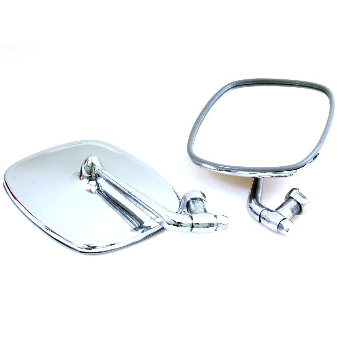 Set of 2 Chrome Door Mirrors for Volkswagen VW Bus T2 (1968–1979)