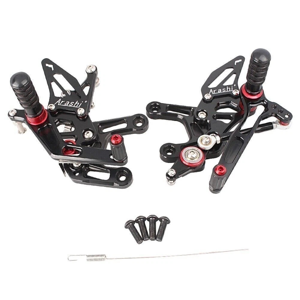 Adjustable Passenger Footrest Pegs for Kawasaki Z125 (2016–2018)
