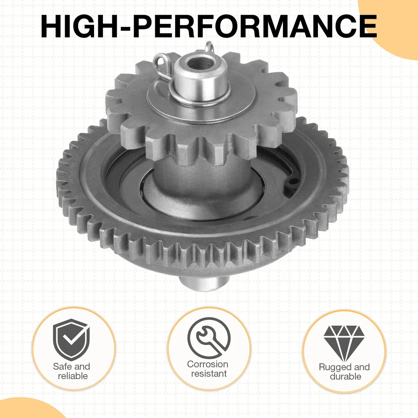 Starter clutch assembly for Yamaha YZ450F YZ WR 450 F FX (2018–2023)