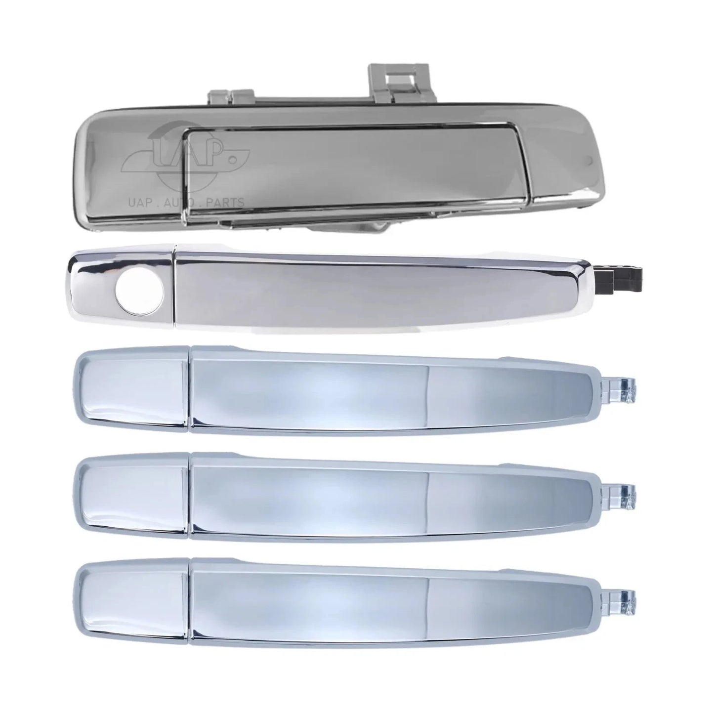 Set of 5 Chrome Outer Door Handles for Holden Colorado (2012–2016)