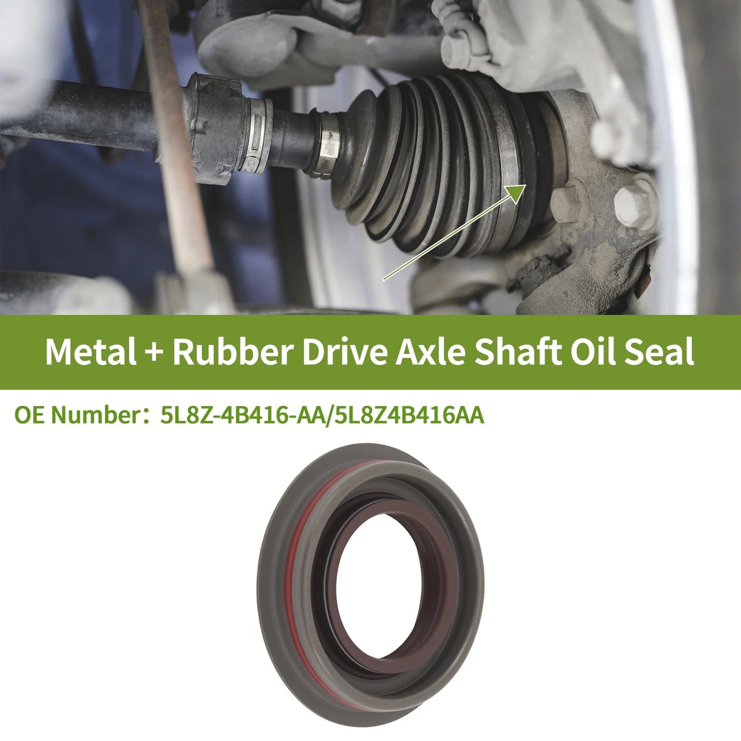 Drive Axle Shaft Oil Seal for Ford Edge (2007–2012) No. 5L8Z-4B416-AA