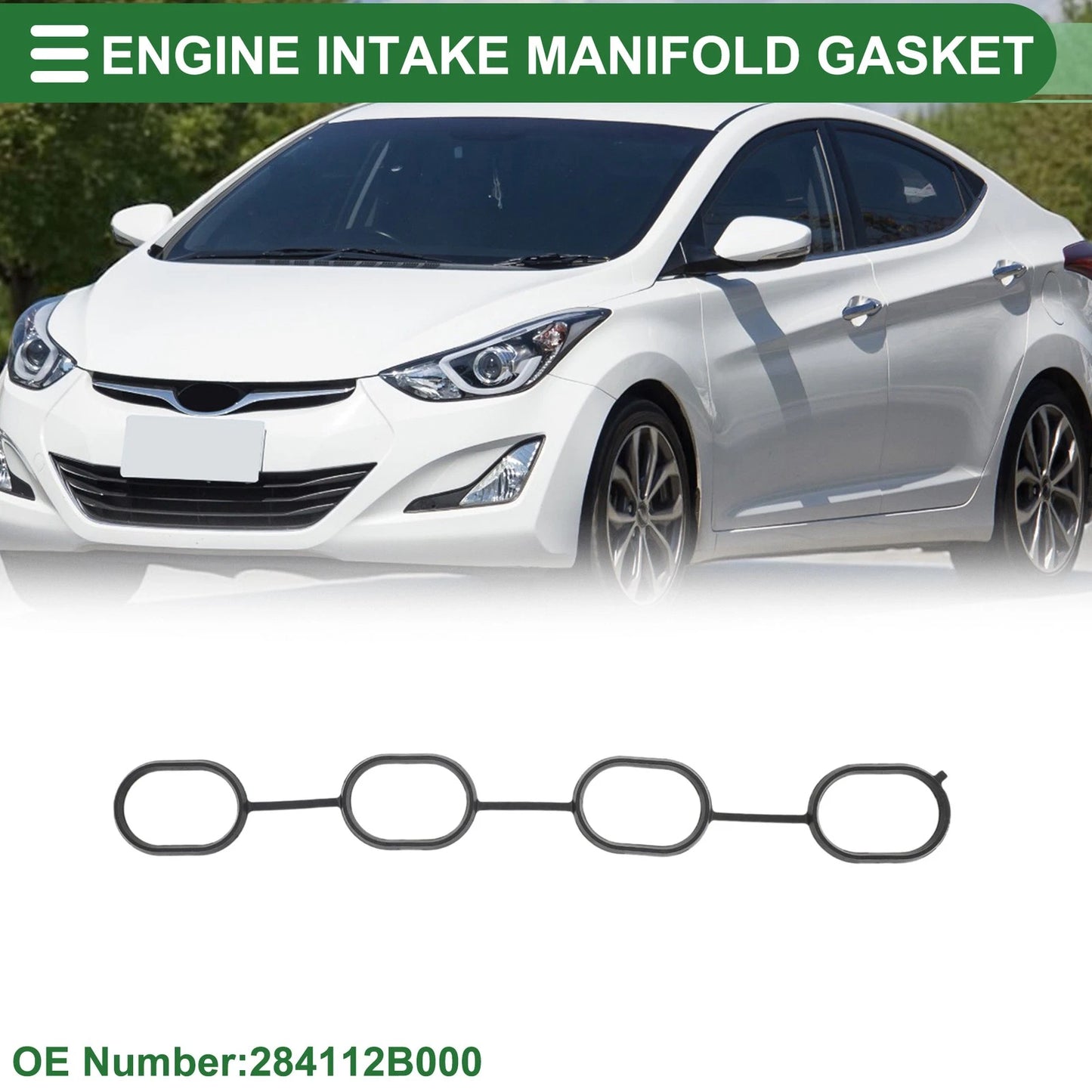 Engine Intake Manifold Gasket for Hyundai Elantra (2006–2011) No. 284112B000