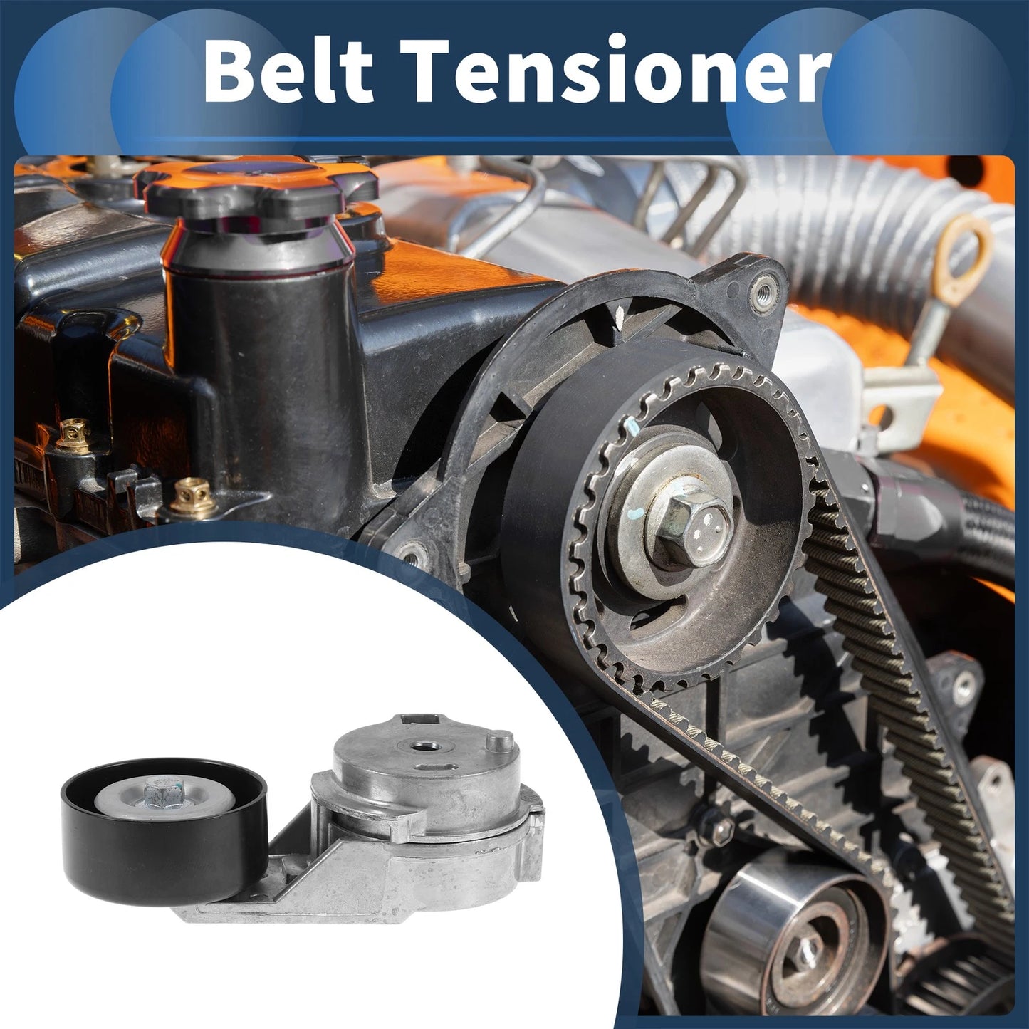 Belt Tensioner for Suzuki I-280 (2006–2009) No. 89034219/12573024 Metal 1 Pc