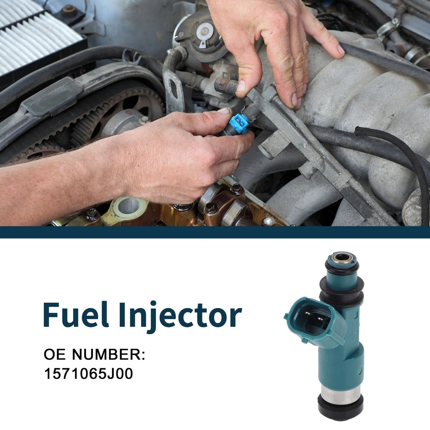 Fuel Injector No. 1571065J00 for Suzuki SX4 (2007–2009) 1 Pc Blue