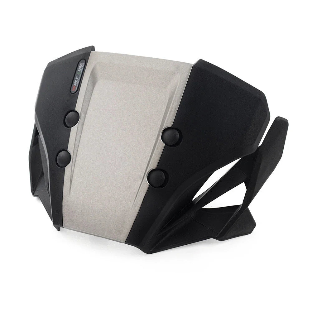 Silver Motorcycle Front Windshield Visor for Honda CB650R (2019-2023)