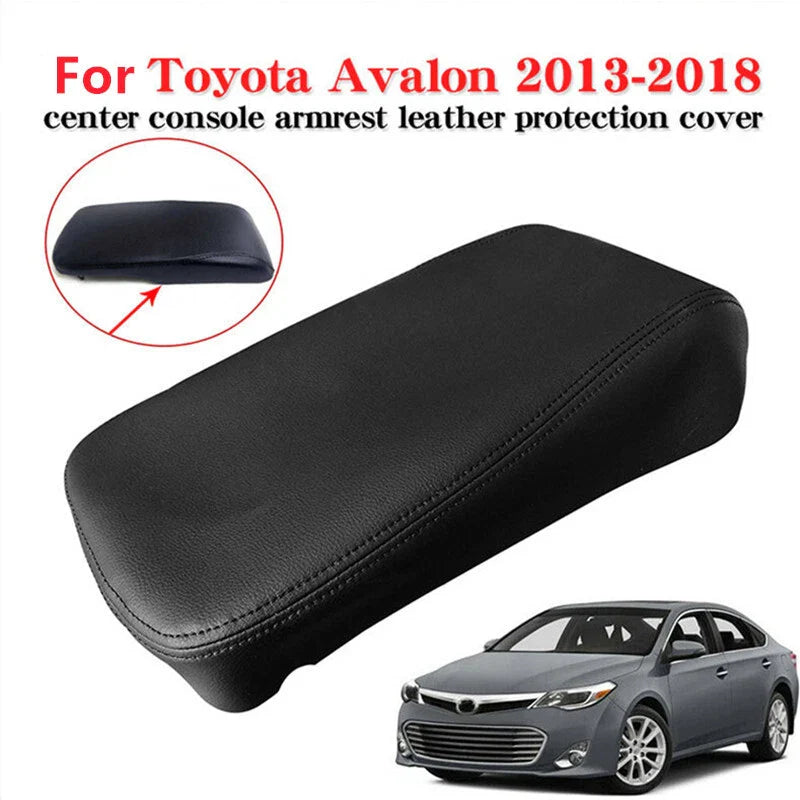 Leather Center Console Lid Armrest Cover for Toyota Avalon (2013–2018)