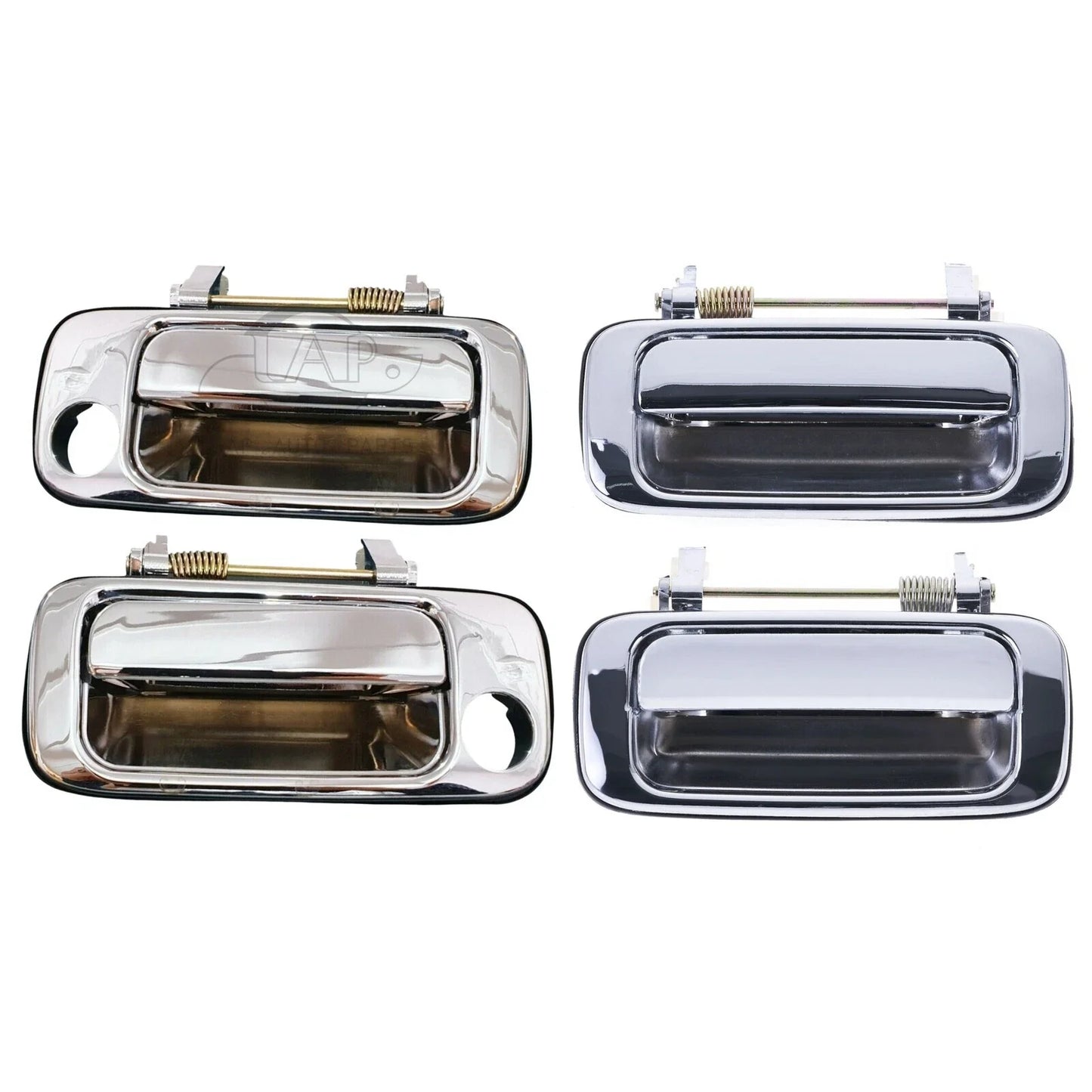 4pc Front/Rear Left/Right Door Handle Chrome for Toyota Landcruiser (1990–1998)