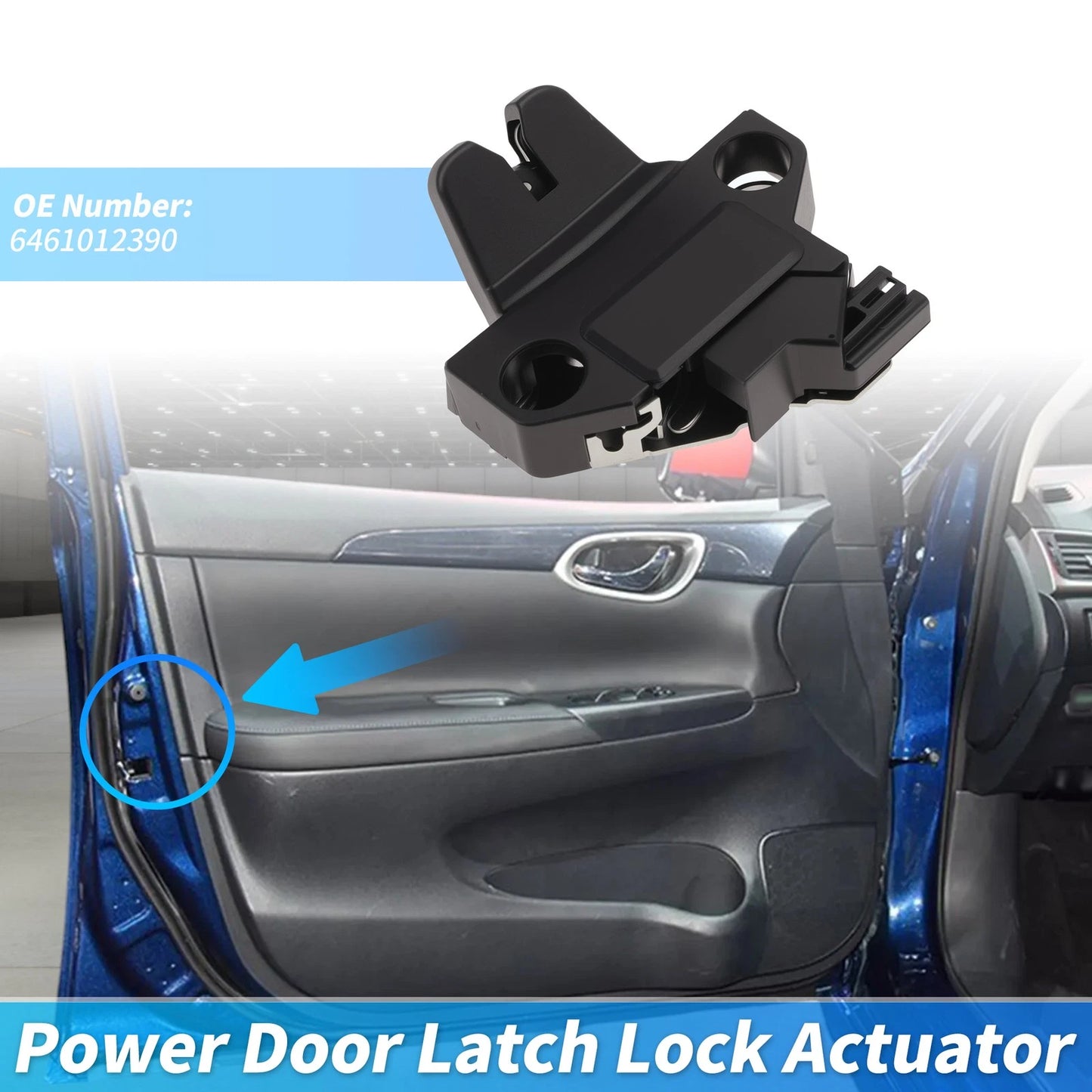 Tailgate Power Door Lock Actuator 6461012390 for Toyota Corolla (2006–2013)