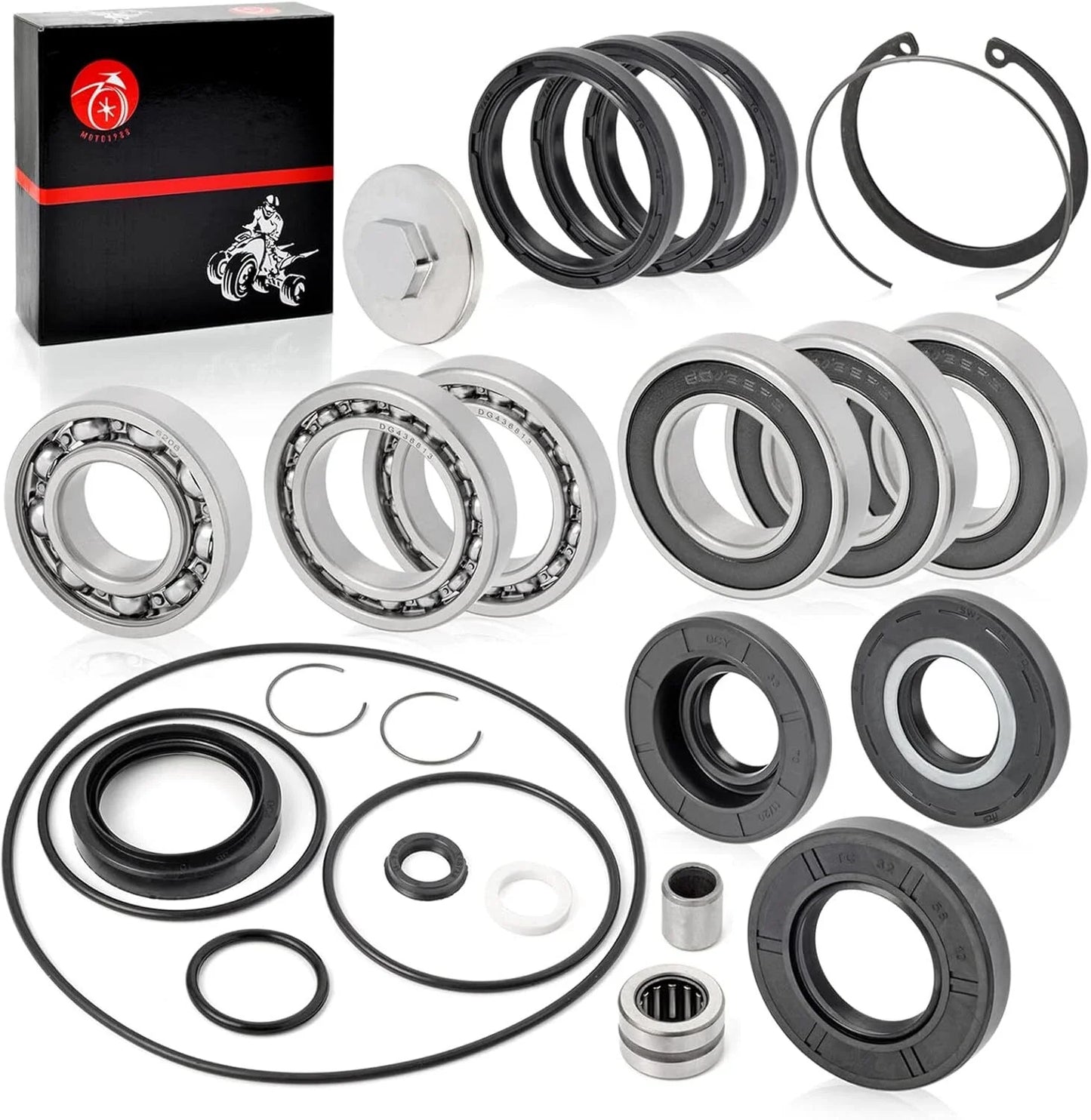 Rear Diff Axle Bearing Seal for Honda Rancher 350 TRX350FE 4x4 ES (2000–2006)