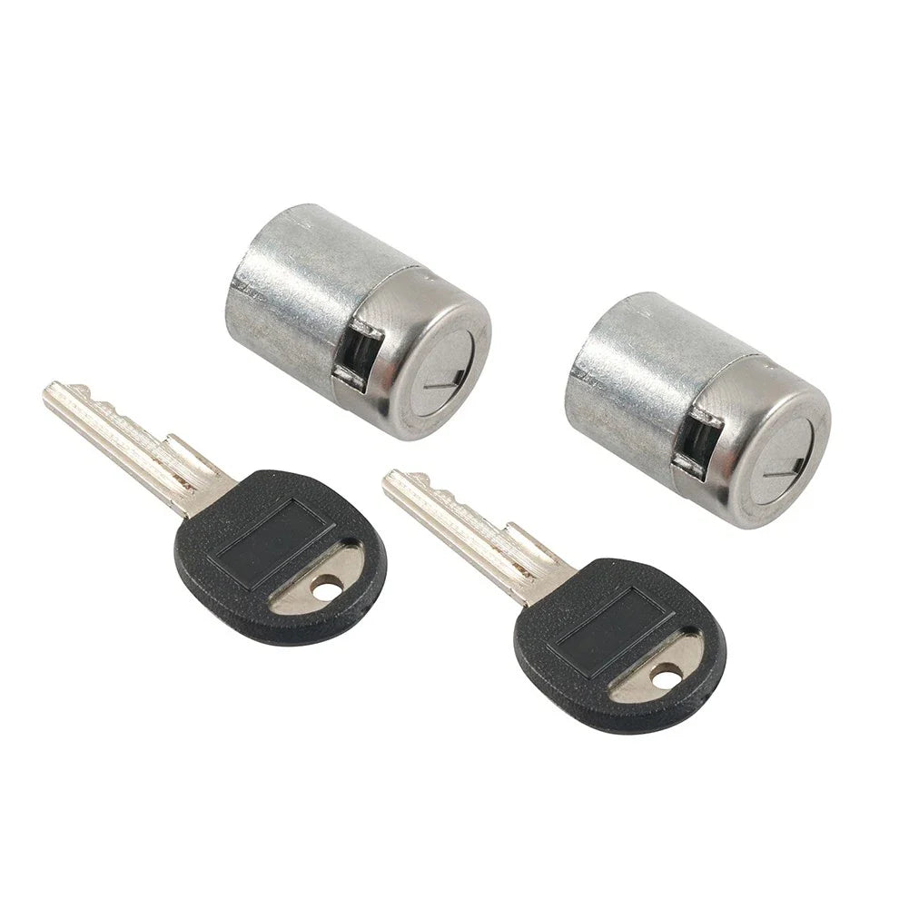 Door Lock Cylinder Kit with Keys for Chevy C1500 C2500 GMC Suburban Yukon (1992-1999)