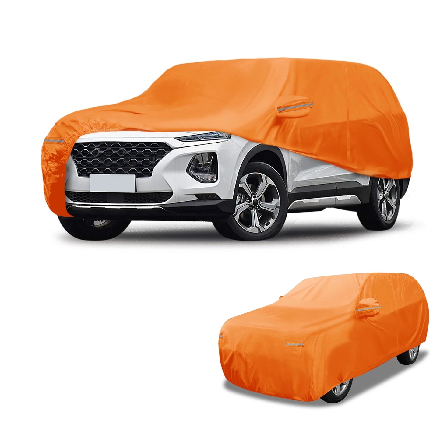 Car Cover Waterproof All Weather for Hyundai Santa Fe (2013–2023) 210D-PU Zipper