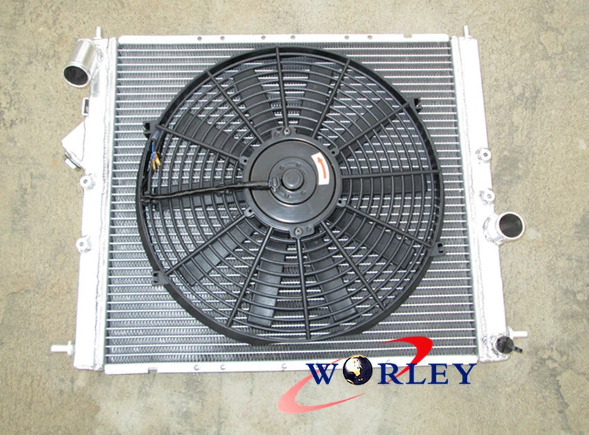 Aluminum Radiator & Fan for Renault Clio 16S/Williams (1993–1998)