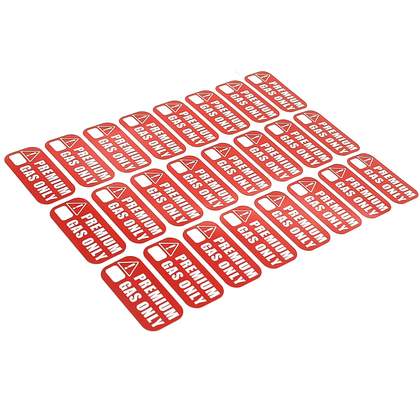 Gas Only Sticker Decal for Vehicle Fuel Tank (Universal Fit)