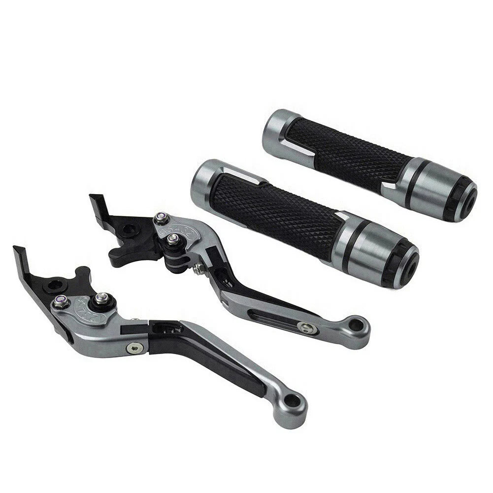Folding Titanium Brake Clutch Lever Grip Set for Yamaha FJR XJR 1300 (2001-2018)