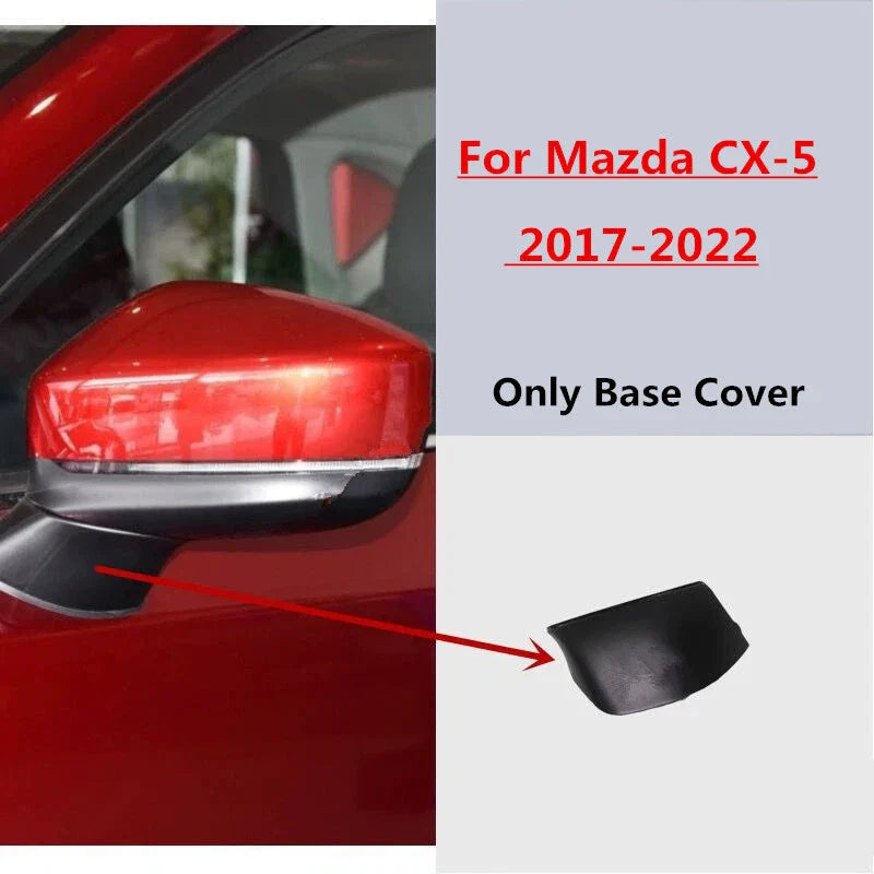 Side Door Mirror Triangle Base Cover Cap Frame for Mazda CX-5 (2017–2022)