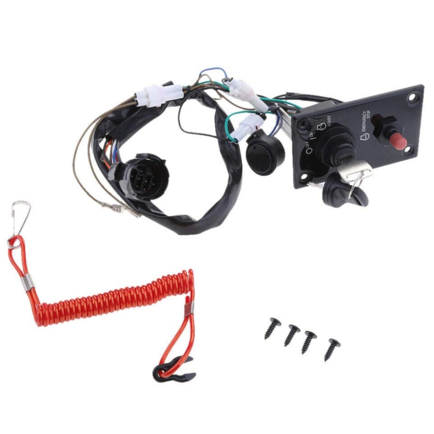 Ignition Key Switch Panel for Suzuki Outboard (Top Single)