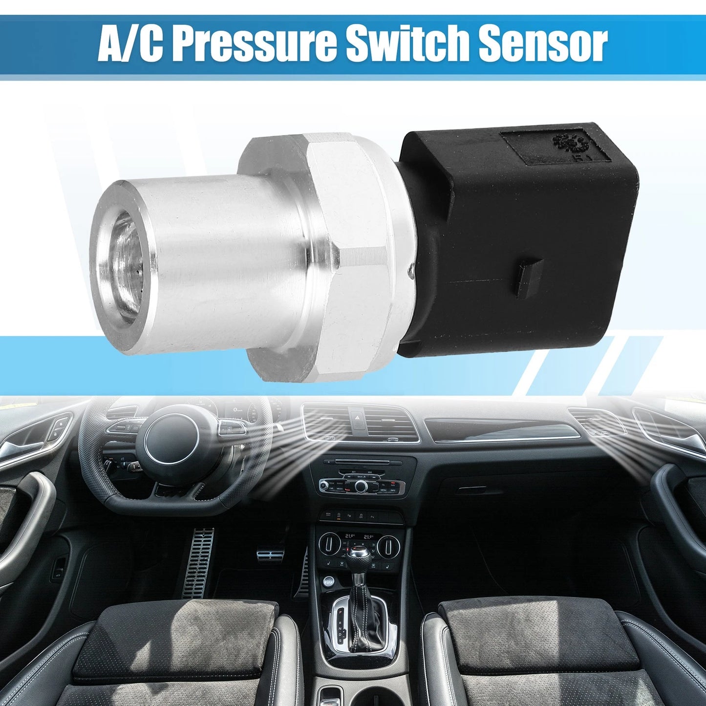 Air Conditioner Pressure Sensor Switch for Audi A3 A4 A5 (2006–2019)