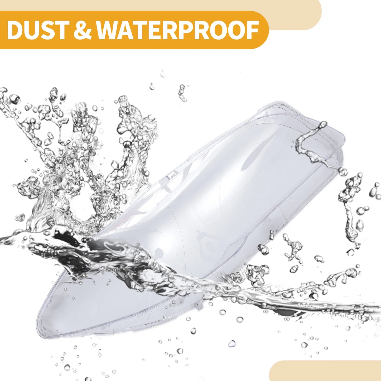 1 Pc Headlight Lens Cover for BMW 528i (2011) No. 63117271912 Clear