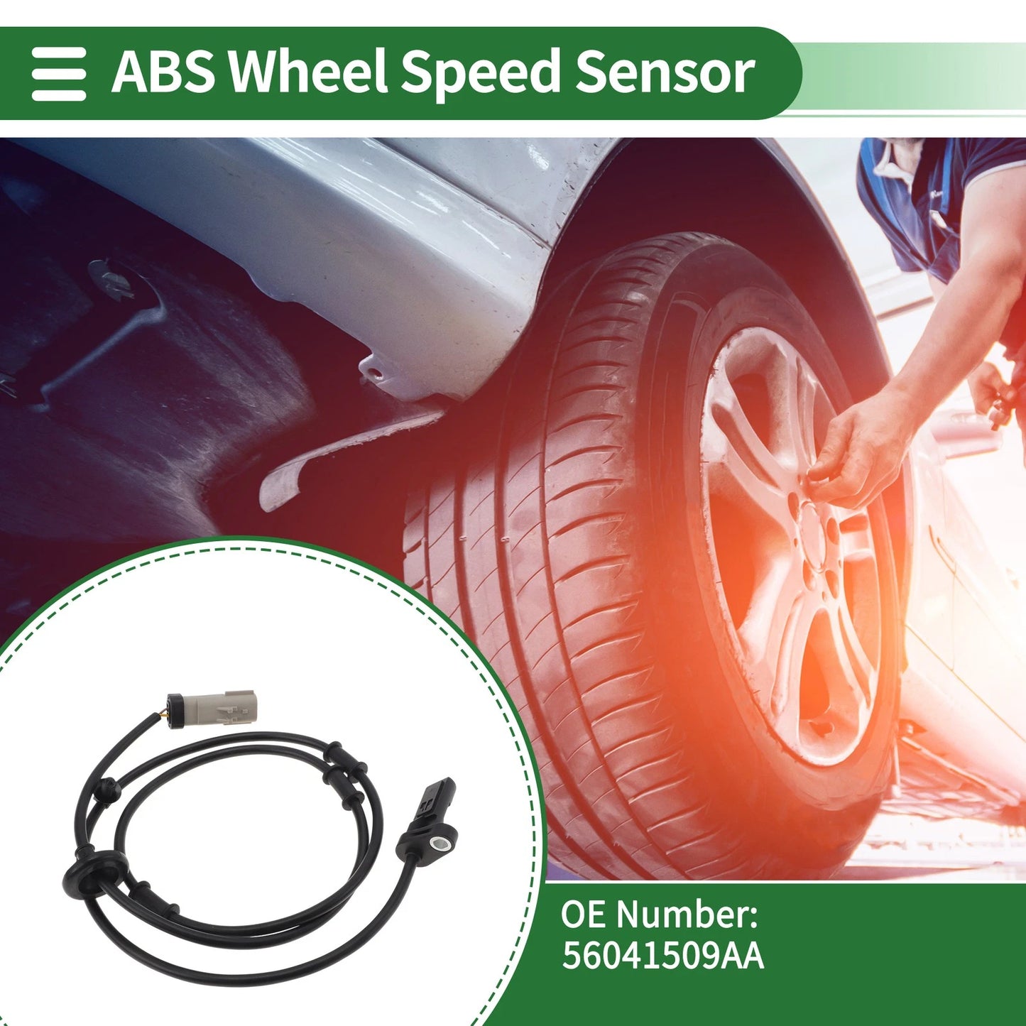 ABS Wheel Speed Sensor No. 56041509AA for Jeep Grand Cherokee (1999–2004)